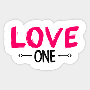 Love1 Cool Design Sticker